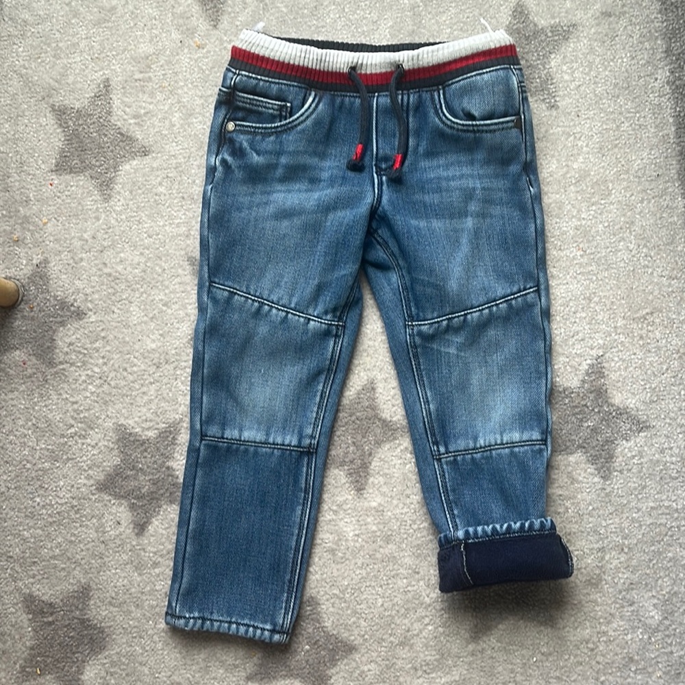 C&A fleece lined jeans for boys